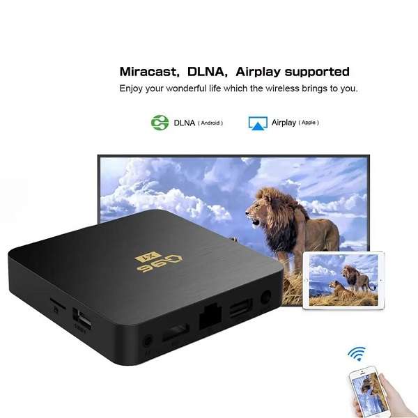 Q96 X1 Ultra HD TV Box 2GB RAM + 16gb ROM 5G Compatible