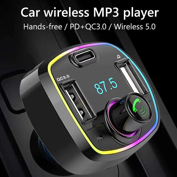 Wolulu AS-50901 Wireless Car FM Transmitter Charger 3.1A