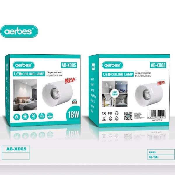 Aerbes AB-XD05 LED Cylinder Spotlight 18W