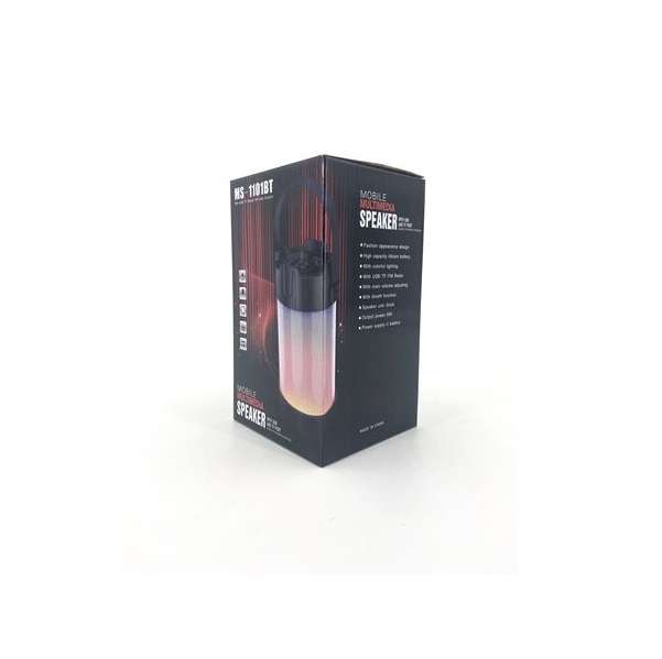 MS-1101BT RGB LED Multimedia Bluetooth Speaker With USB/Micro SD/FM Radio