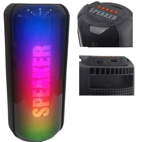 MS-3624BT Bluetooth Speaker With 5 Modes LED Light 6W x 2 BKS-30
