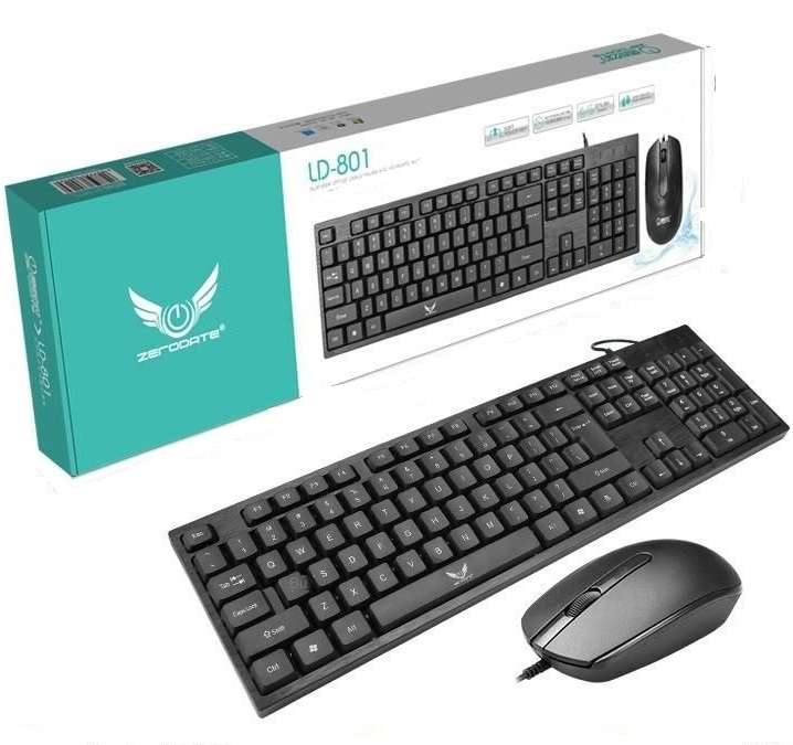 LD-801 Wired USB Keyboard &amp; Mouse Set