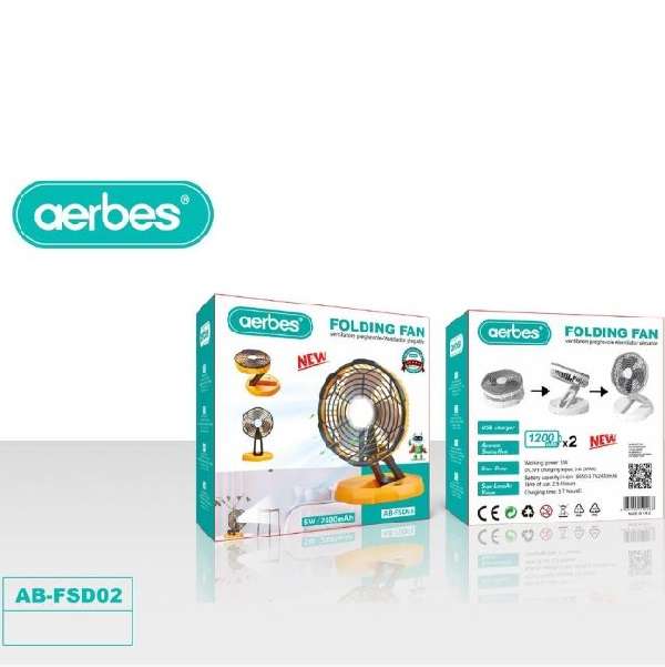 Aerbes AB-FSD03 Mini Desktop Fan 8"