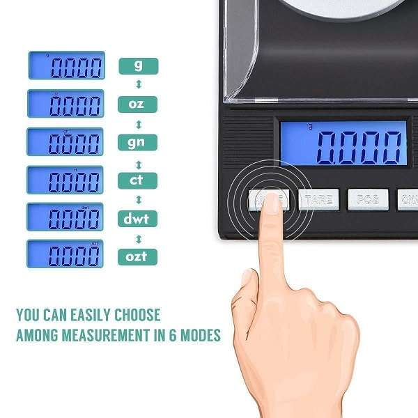 Aerbes AB-C06  Jewellery Scale LCD Display 4.5 Digits 100g/0.01g