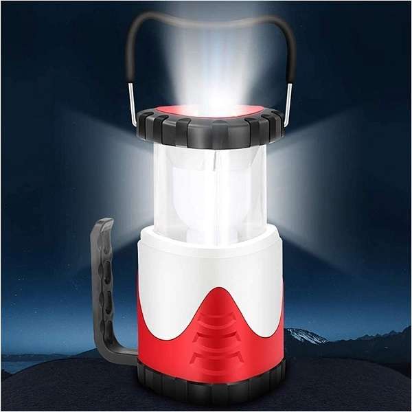 USB Rechargeable Camping Lantern &amp; Flashlight, also Take 3 x AA Batteries