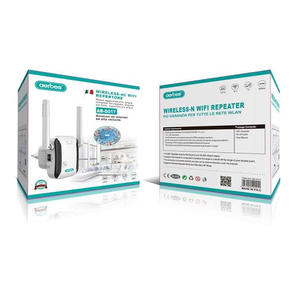 Aerbes AB-D017 Network Amplifier Wifi Repeater