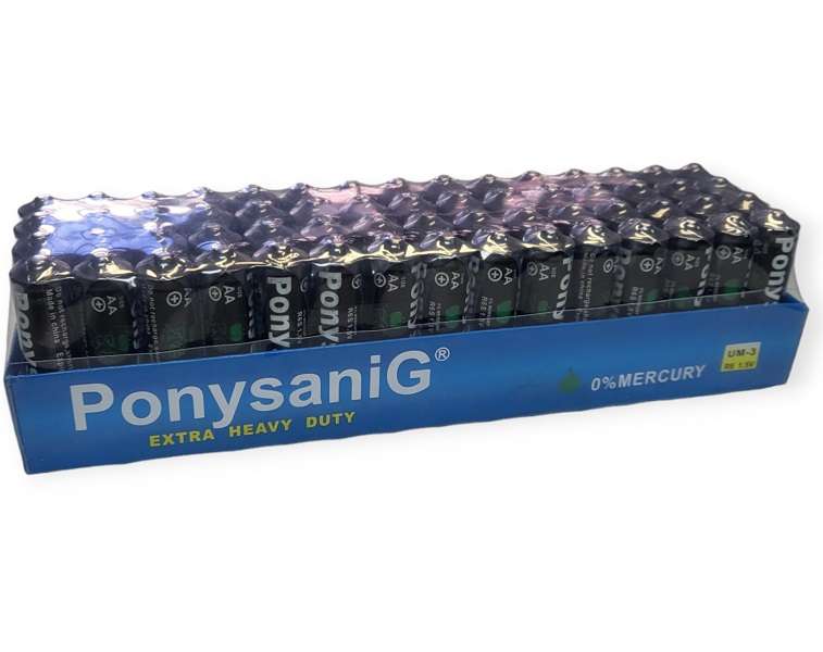 JG20375637 Pack Of 60 Ponysaning 1.5V AA Batteries