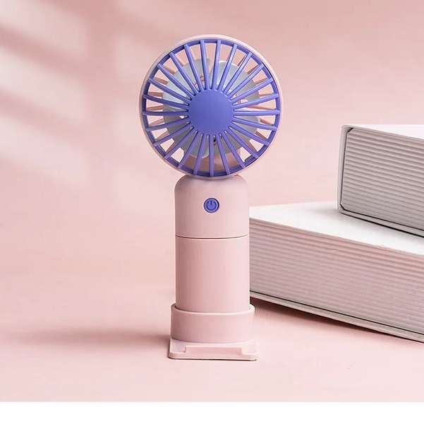 JG-173 Rechargeable Mini fan With Base Phone Holder