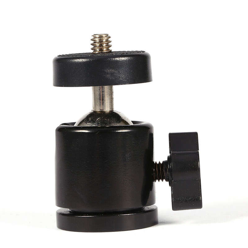1/4" Screw Swivel Ball Head Tripod Mount 360° Rotation