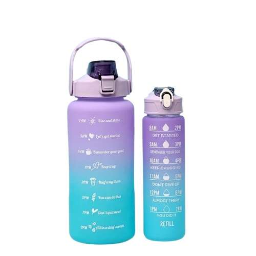 1831530 Set Of 2 Motivational Water Bottle