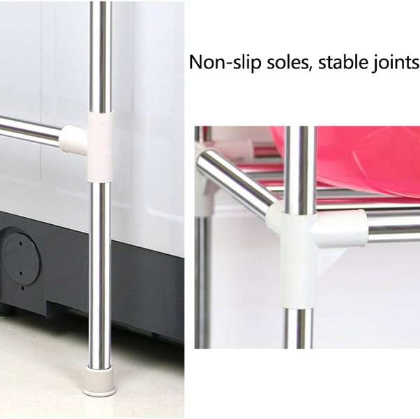 XF0870 Two Tier Bathroom Over Washing Machine Shelf Organizer