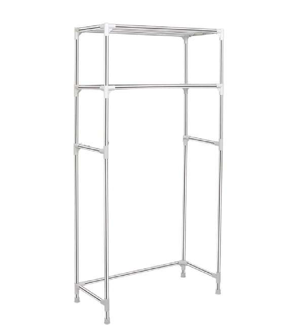 XF0870 Two Tier Bathroom Over Washing Machine Shelf Organizer