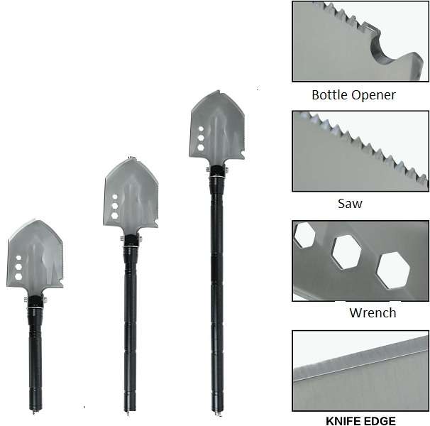 183793 Multifunction Tactical Shovel Folding Camping Survival Emergency Tools183793 Multifunction Ta