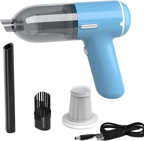 USB Rechargeable Car Vaccum Cleaner 7.4V 120W