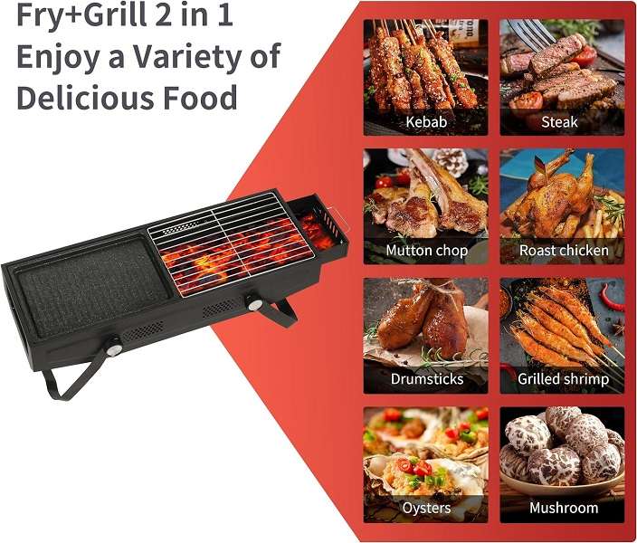 SYF-035 Foldable Portable Braai  + Grill 2535