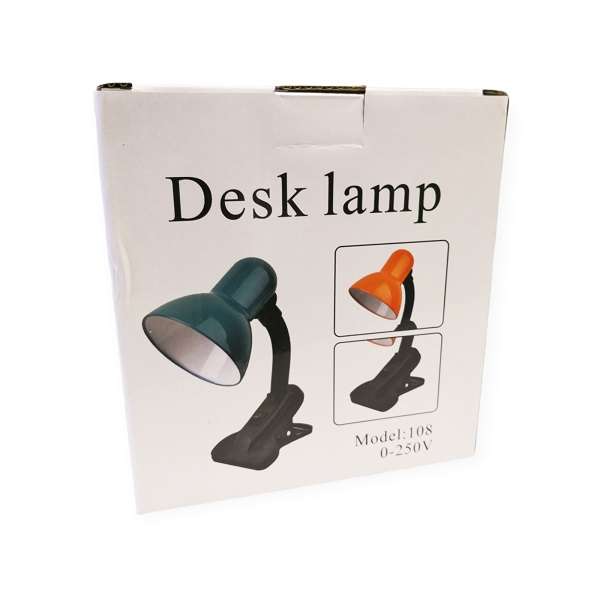 PM-080 220V Desk Clamp Lampshade Takes An E27 Bulb