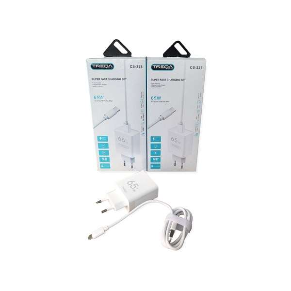 Treqa CS-228 Single USB Charger With Micro Cable