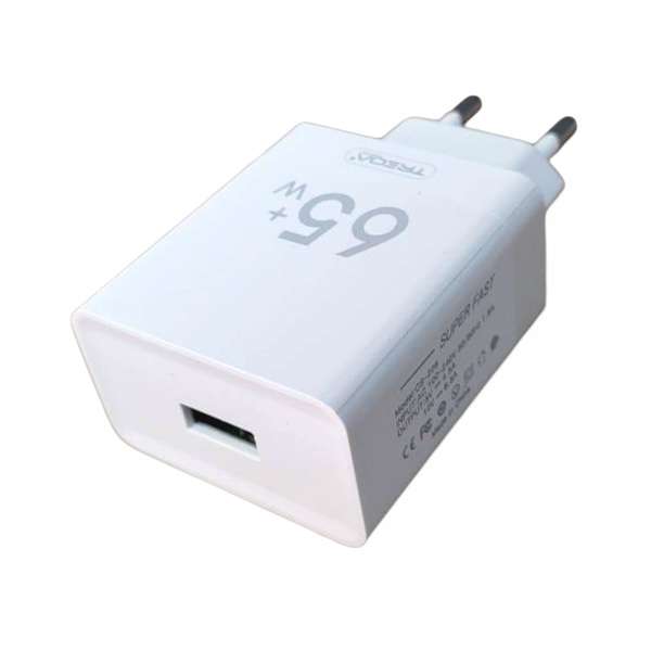 Treqa CS-228 Single USB Charger With Micro Cable