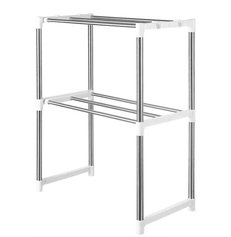 XF0889 Stainless Steel Multi-function Microwave Furnace Rack Organizer