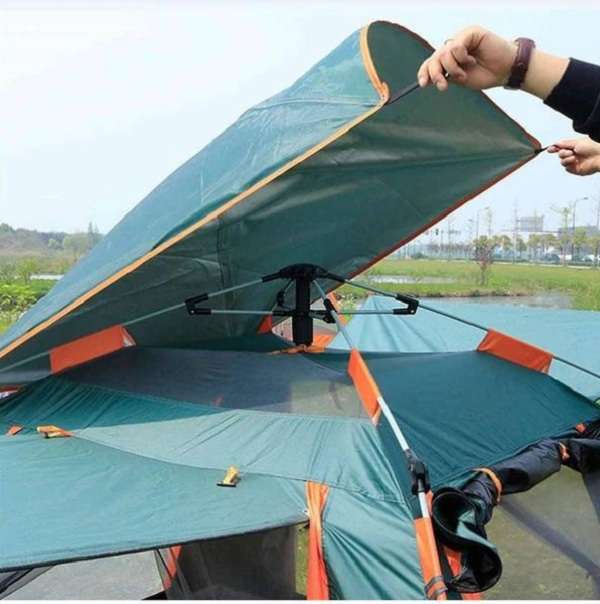 1831241 Four Corner Tent Blue 2.15m x  2.15m x 1.42m