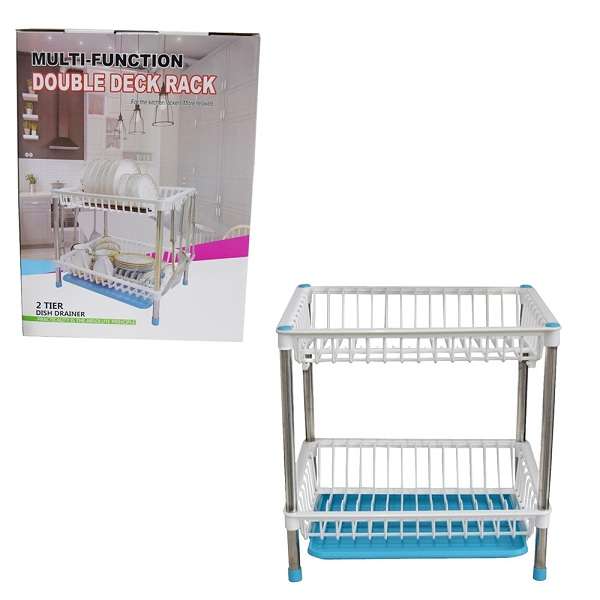 XF0880 Two Tier Multi-functional Dish Rack