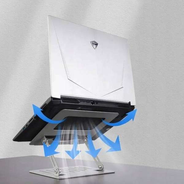 YL-902 Desk Adjustable Laptop Holder Aluminum Alloy Anti-Slip Foldable Laptop Riser Stand