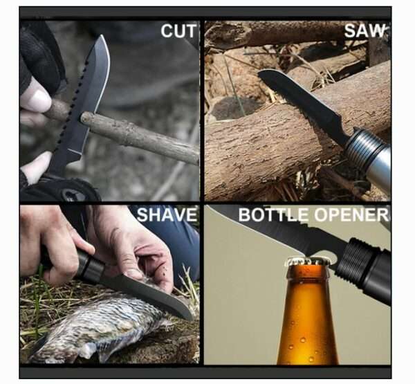 183793 Multifunction Tactical Shovel Folding Camping Survival Emergency Tools