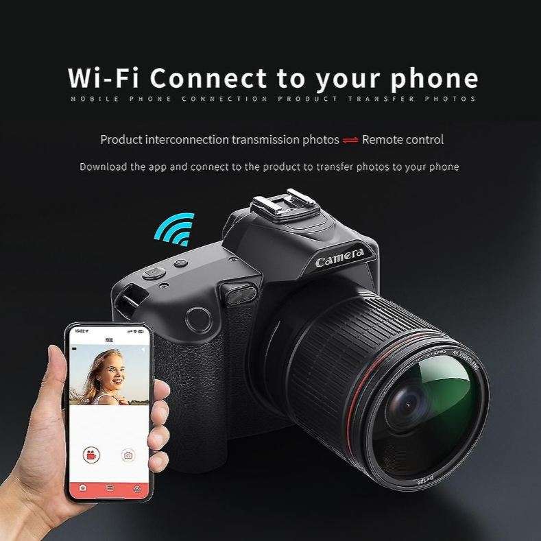 D5 Wifi Camera 4 in 1 Vlogging Set