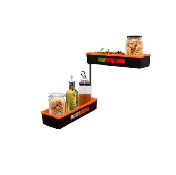 XF0878 Two Tier 180° Rotating Rack/Shelf