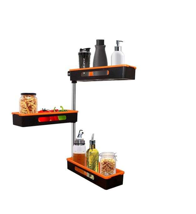 XF0879 Three Tier 180° Rotating Rack/Shelf