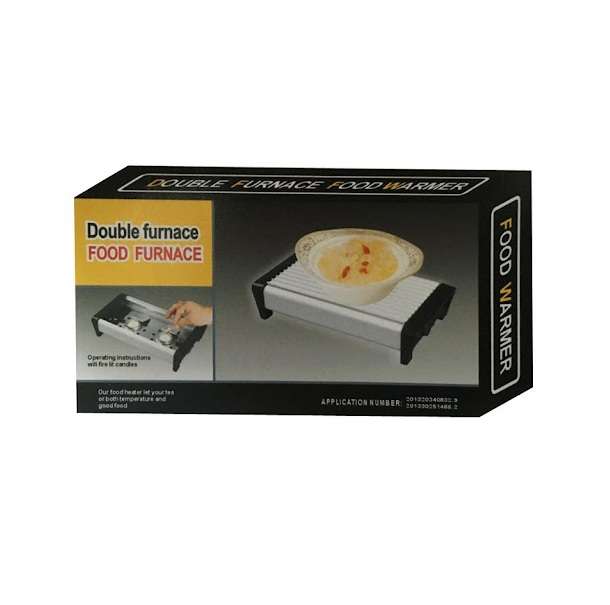 XF0885 Portable Double Furnace Candle Food Warmer
