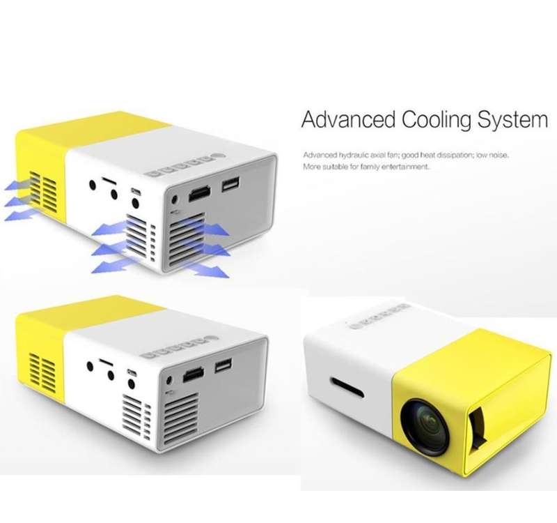 SE-TQ21 Mini LED HD Projector Support Portable Office Home Cinema YG300