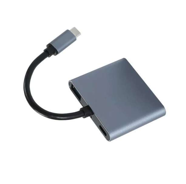 SE-L50 USB-C To Dual 4K 60HZ HDMI+USB 3.0 And Type C Multi Monitor Adapter Converter
