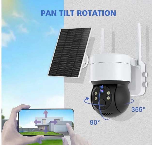 MB-LY098-Q6 Solar Powered Wifi Out Door Camera With iCSee App