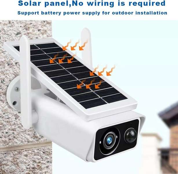JG20375650 Solar Powered Wifi Camera Icsee App