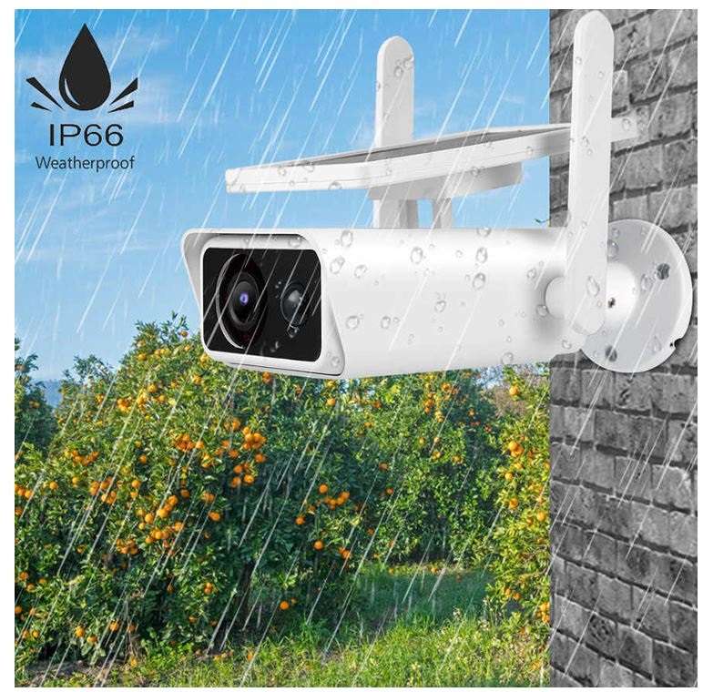 JG20375650 Solar Powered Wifi Camera Icsee App