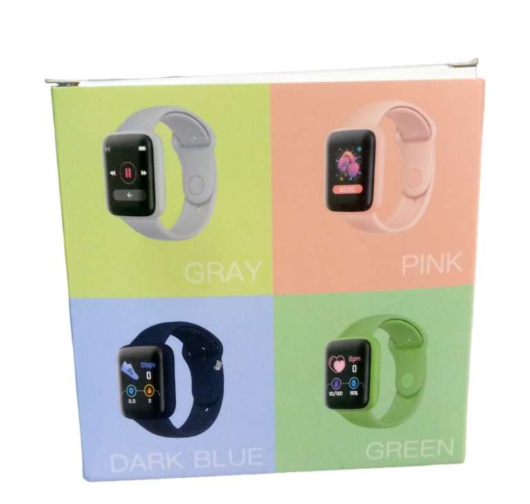 SE-017 Macaron Heart Monitor Fitness Tracker Waterproof Sport Smart Watch