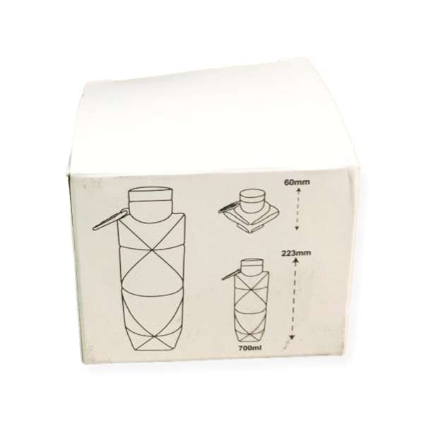 Collapsible Silicone Water Bottle 700ml BPA Free