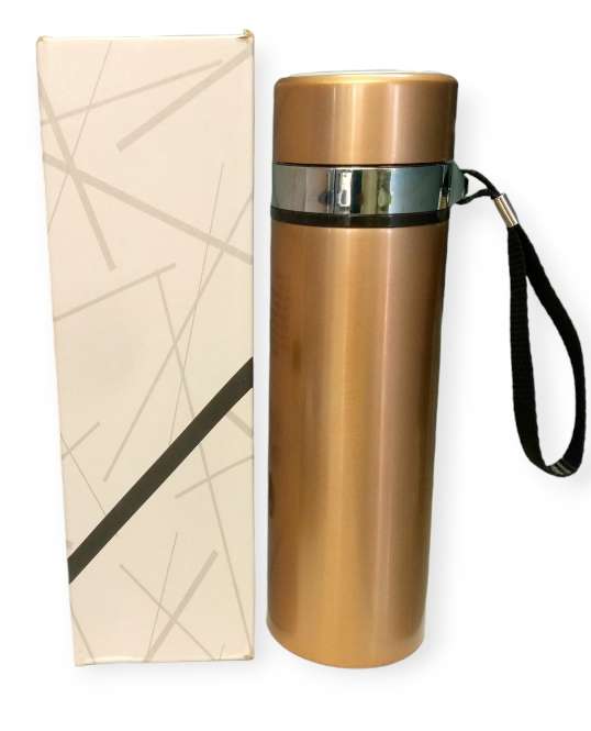 183692 Stainless Steel Vacuum Flask With Lanyard