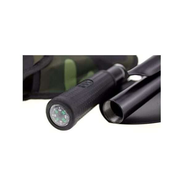 Military Folding Shovel and Pick with Carrying Pouch