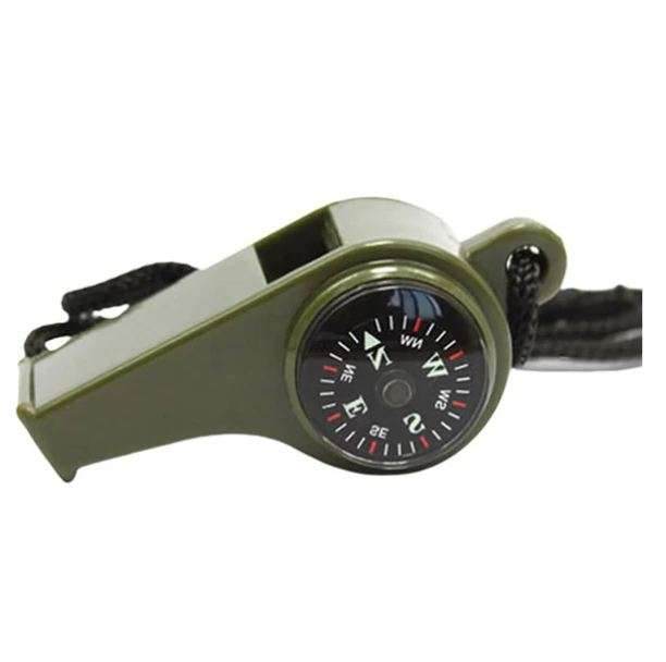 183921 Camping/Hiking Compass Whistle