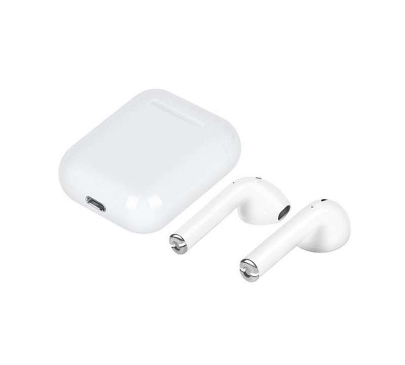 i12White Bluetooth Earphones