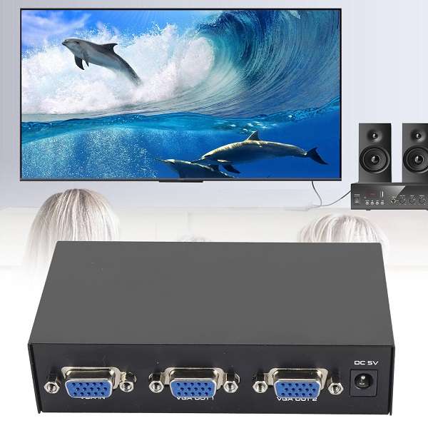 SE-L165 VGA Splitter 2 Port 200MHZ