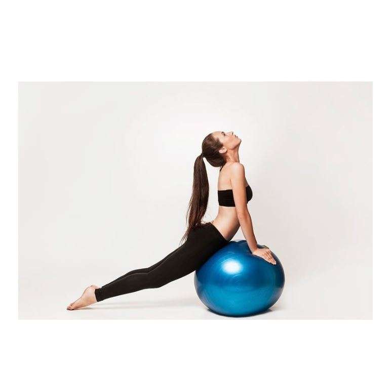 183467 Active Fitness Yoga Exercise Ball With Pump