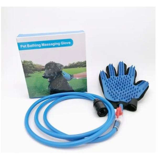 Bath Massage Glove With Hose Pipe