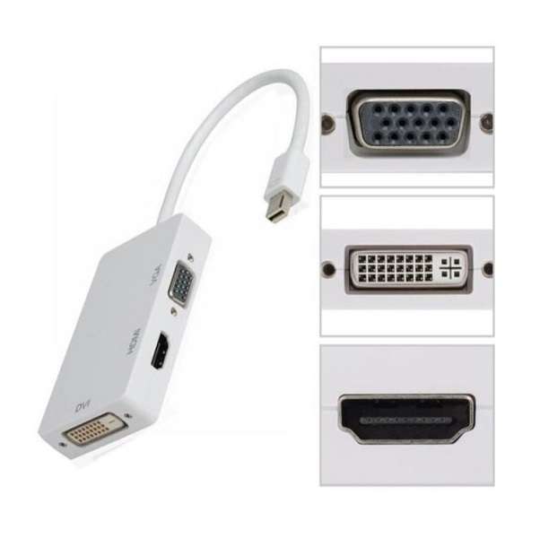 SE-L152 Mini Display Port To HDMI/VGA/DVI
