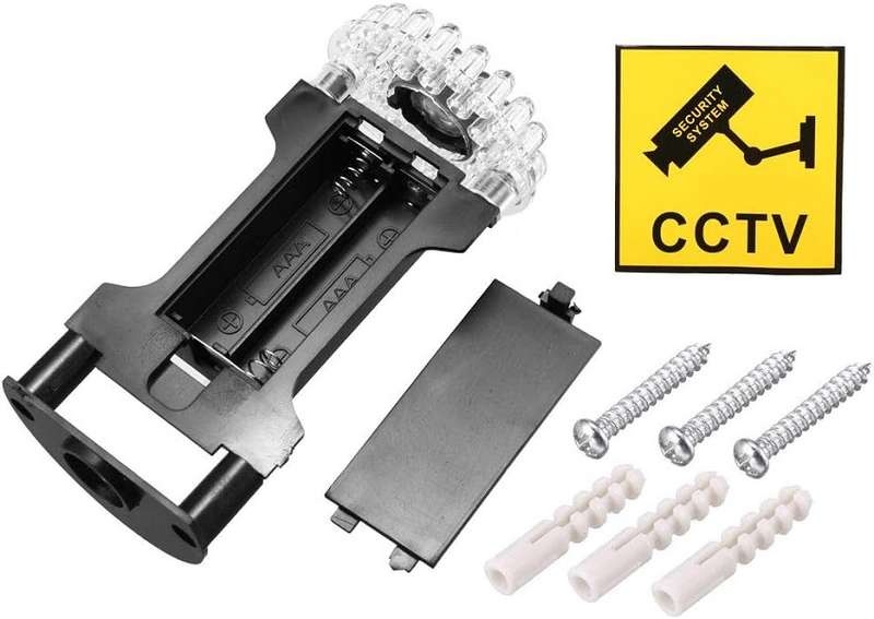 JG20375233 CCTV Dummy Security Camera With Flashing LED