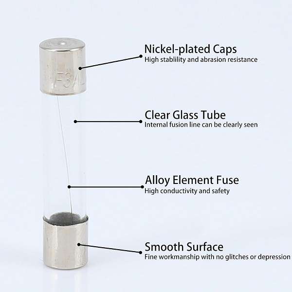XF6860 Fuse Tubes 6 x 30mm 100piece