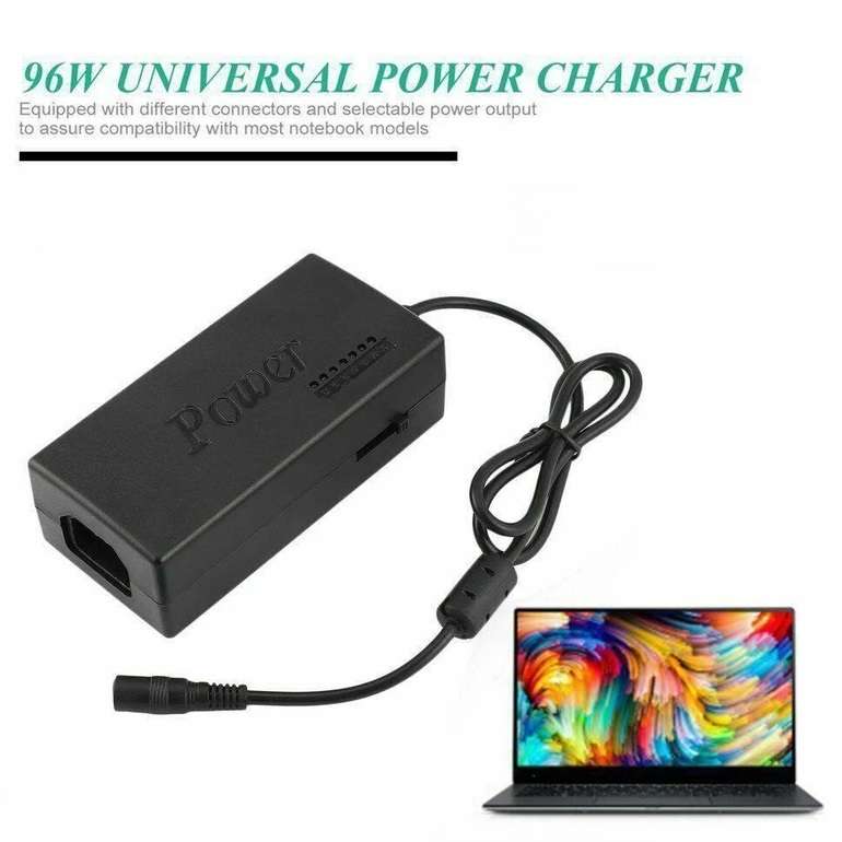 Super Electronics SE-P096 Universal Laptop Charger 96W