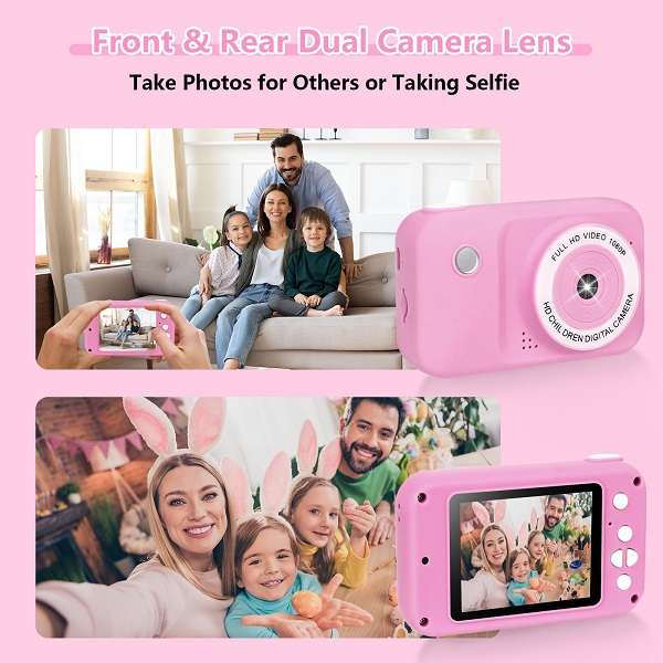 Super Electronics Y2 Dual Kids Digital Camera With Micro SD Card Slot